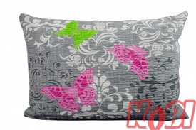 Poszewka z kory rozmiar 50x70 pastelowe motyle 1690-A Kobi