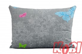 Poszewka z kory rozmiar 50x70 pastelowe motyle 1690-B Kobi