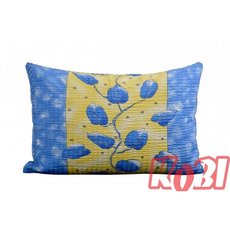 Poszewka z kory rozmiar 40x60 niebieskie liście 0282 Kobi