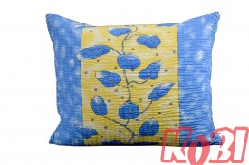 Poszewka z kory rozmiar 50x60 niebieskie liście 0282 Kobi