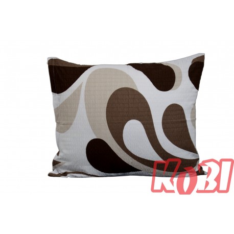 Poszewka z kory rozmiar 50x60 łezki tło brąz 3355 KOBI