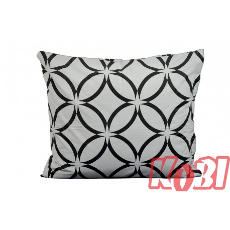 Poszewka bawełniana rozmiar 50x60 biały witraż 3553 Kobi