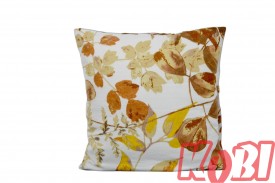 Poszewka flanela rozmiar 40x40 brązowa jesień 3441 KOBI