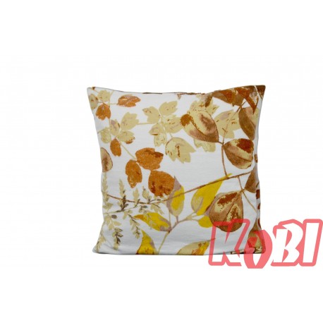 Poszewka flanela rozmiar 40x40 brązowa jesień 3441 KOBI