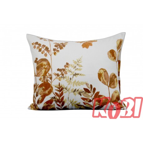 Poszewka flanela rozmiar 50x60 brązowa jesień 3441 KOBI