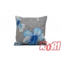 Poszewka flanela rozmiar 40x40 niebieski kwiat 2220 KOBI