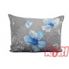 Poszewka flanela rozmiar 50x70 niebieski kwiat 2220 KOBI