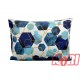 Poszewka flanela rozmiar 50x70 niebieskie pięciokąty 2220 KOBI