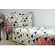 Pościel bawełna 100% rozmiar 160x200 Kolorowe piramidki 3557 Kobi