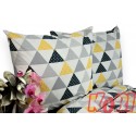 Pościel bawełna 100% rozmiar 160x200 Kolorowe piramidki 3557 Kobi