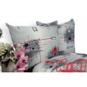 Pościel z kory rozmiar 160x200 Japan day red 3565 Kobi