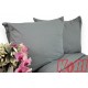 Pościel bawełna 100% rozmiar 220x200 jednobarwna Ciemny Szary B011 Kobi