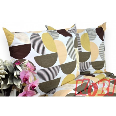 Pościel bawełna 100% rozmiar 160x200 Kremowa inspiracja 3564 Kobi