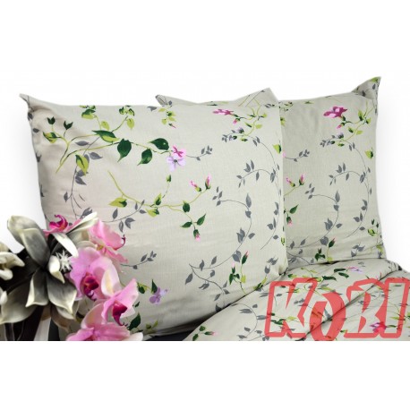Pościel bawełna 100% rozmiar 160x200 Pnącza kwiatów 3563 Kobi