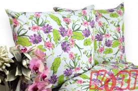 Pościel bawełna 100% rozmiar 160x200 Wzór botaniczny 3562 Kobi