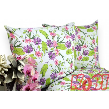 Pościel bawełna 100% rozmiar 160x200 Wzór botaniczny 3562 Kobi